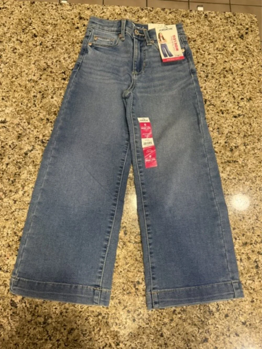 Jordache Girls High Rise Wide Leg Jean nwt